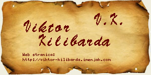Viktor Kilibarda vizit kartica